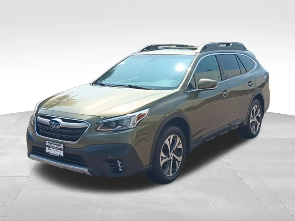Used 2020 Autumn Green Metallic Subaru Limited image 4