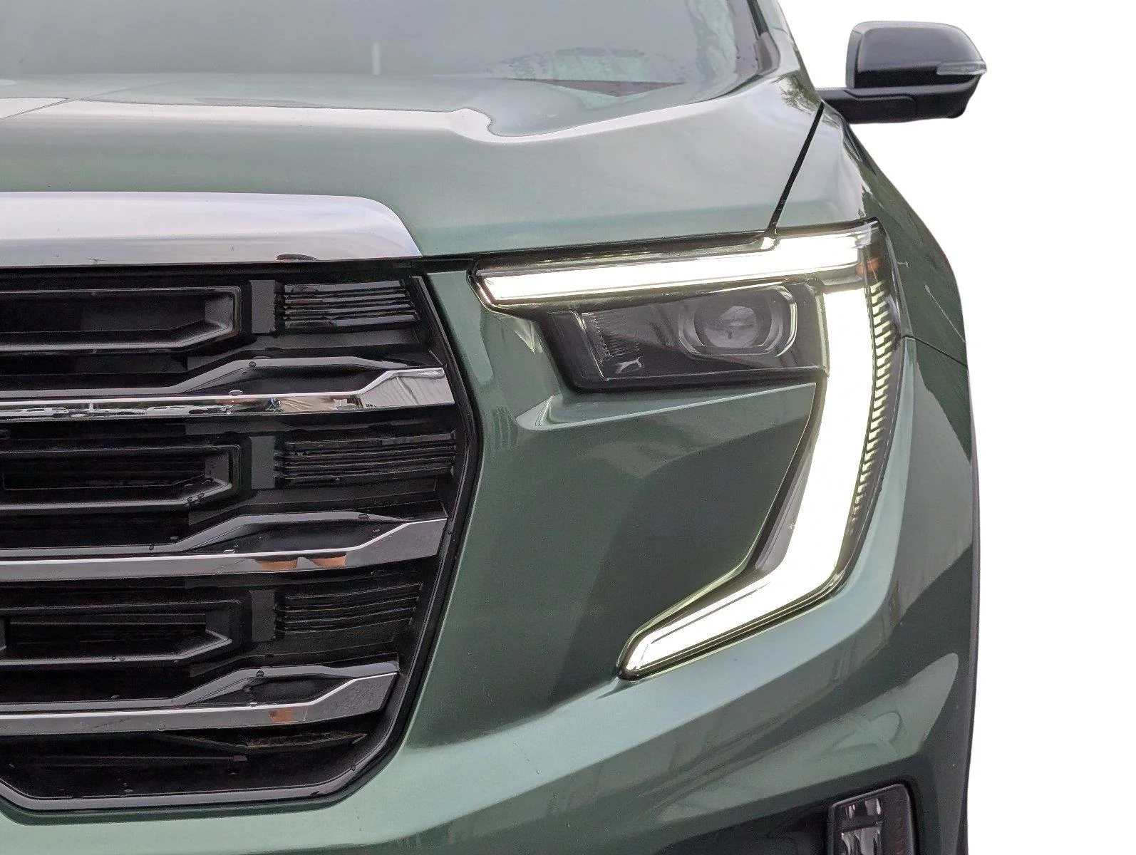 New 2027 Trailstone Green Metallic GMC Elevation image 12
