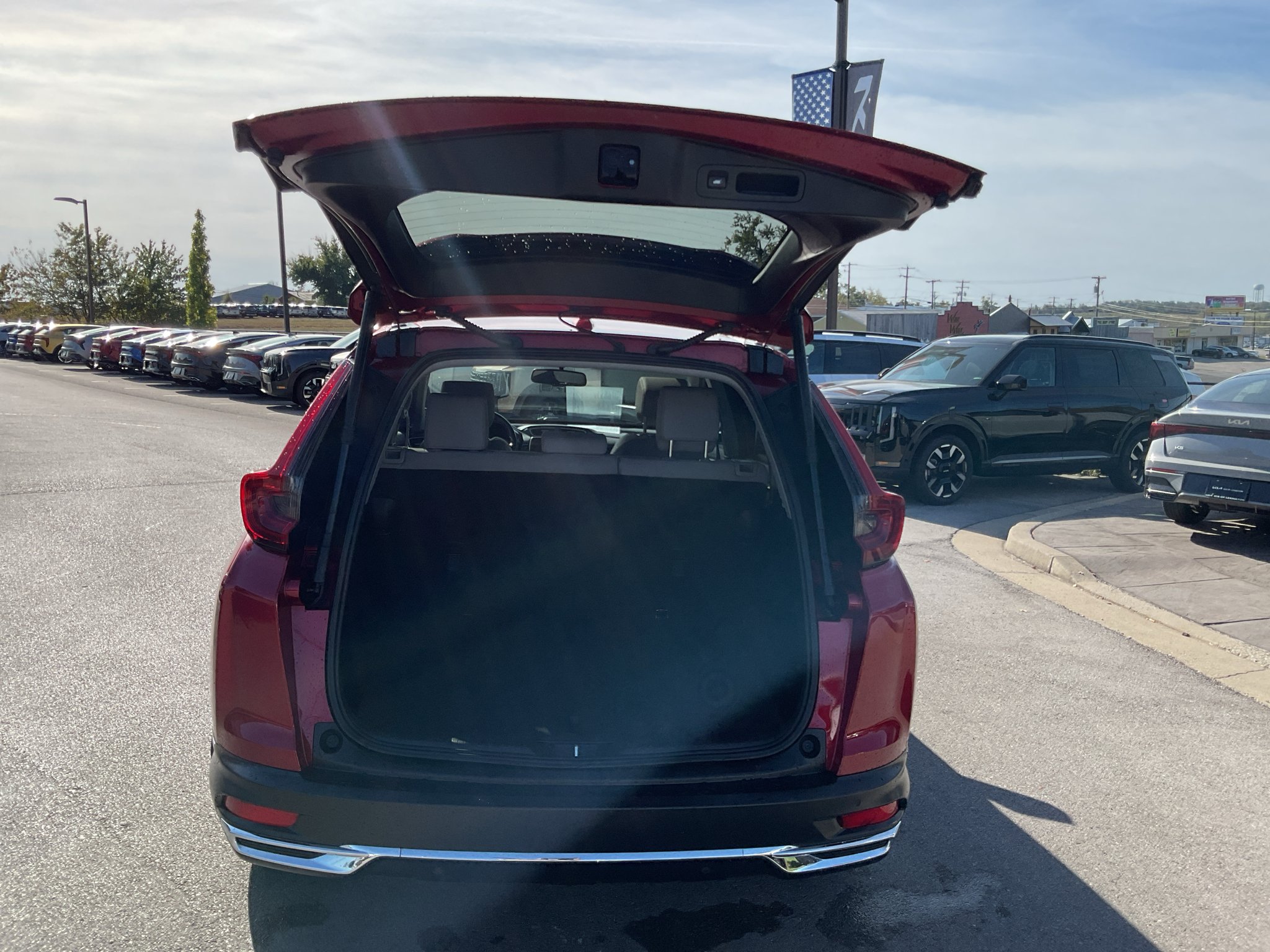Used 2021 Radiant Red Metallic Honda Touring image 16