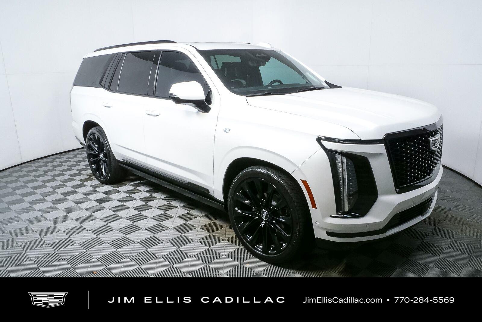 Used 2025 Crystal White Tricoat Cadillac Sport Platinum image 1
