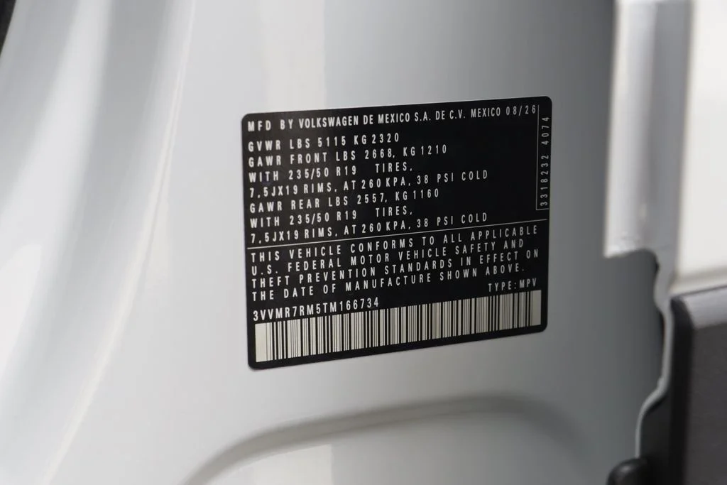 New 2026 Pure White Volkswagen 2.0T SE image 25