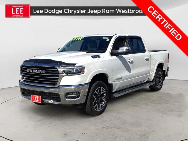 Used 2025 Ivory White Ram Laramie image 1