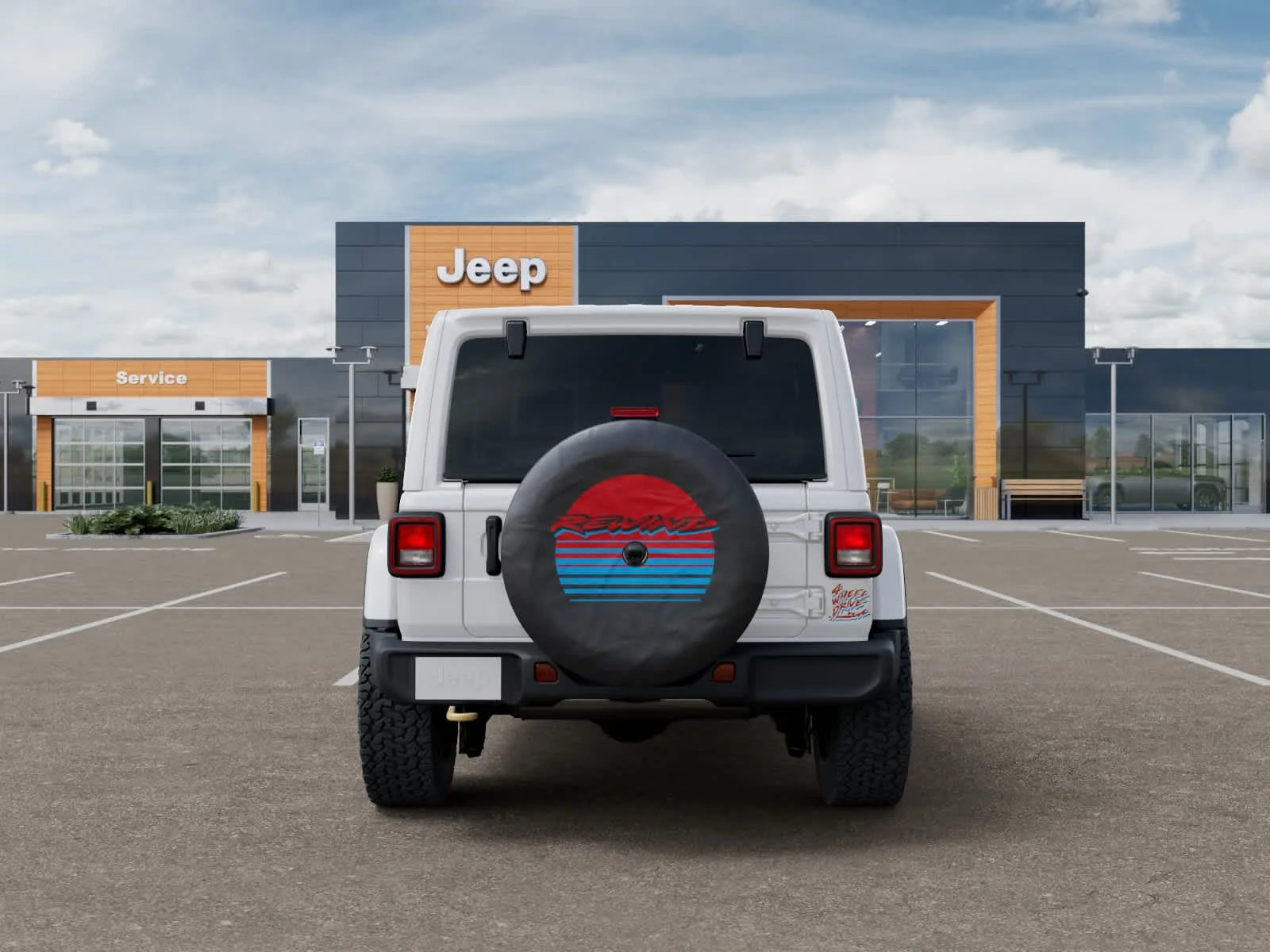 New 2026 Bright White Clearcoat Jeep Rewind image 7