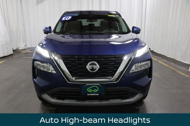 Certified Used 2021 Blue Nissan SV image 9