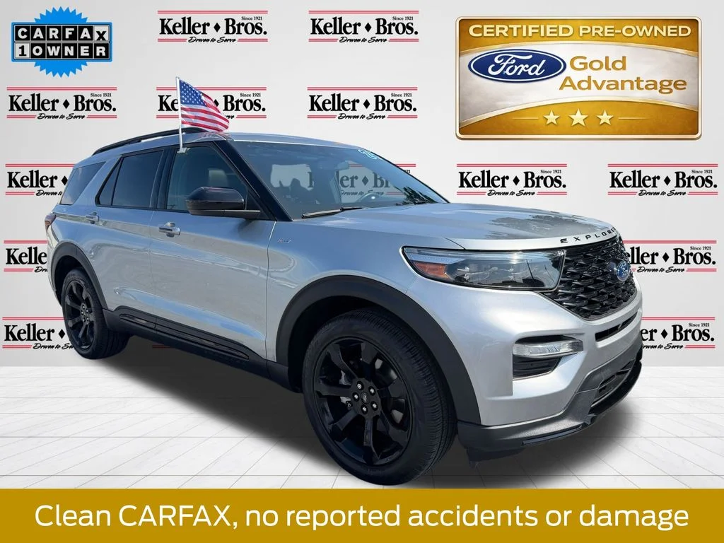 Certified Used 2024 Iconic Silver Metallic Ford ST-Line image 1