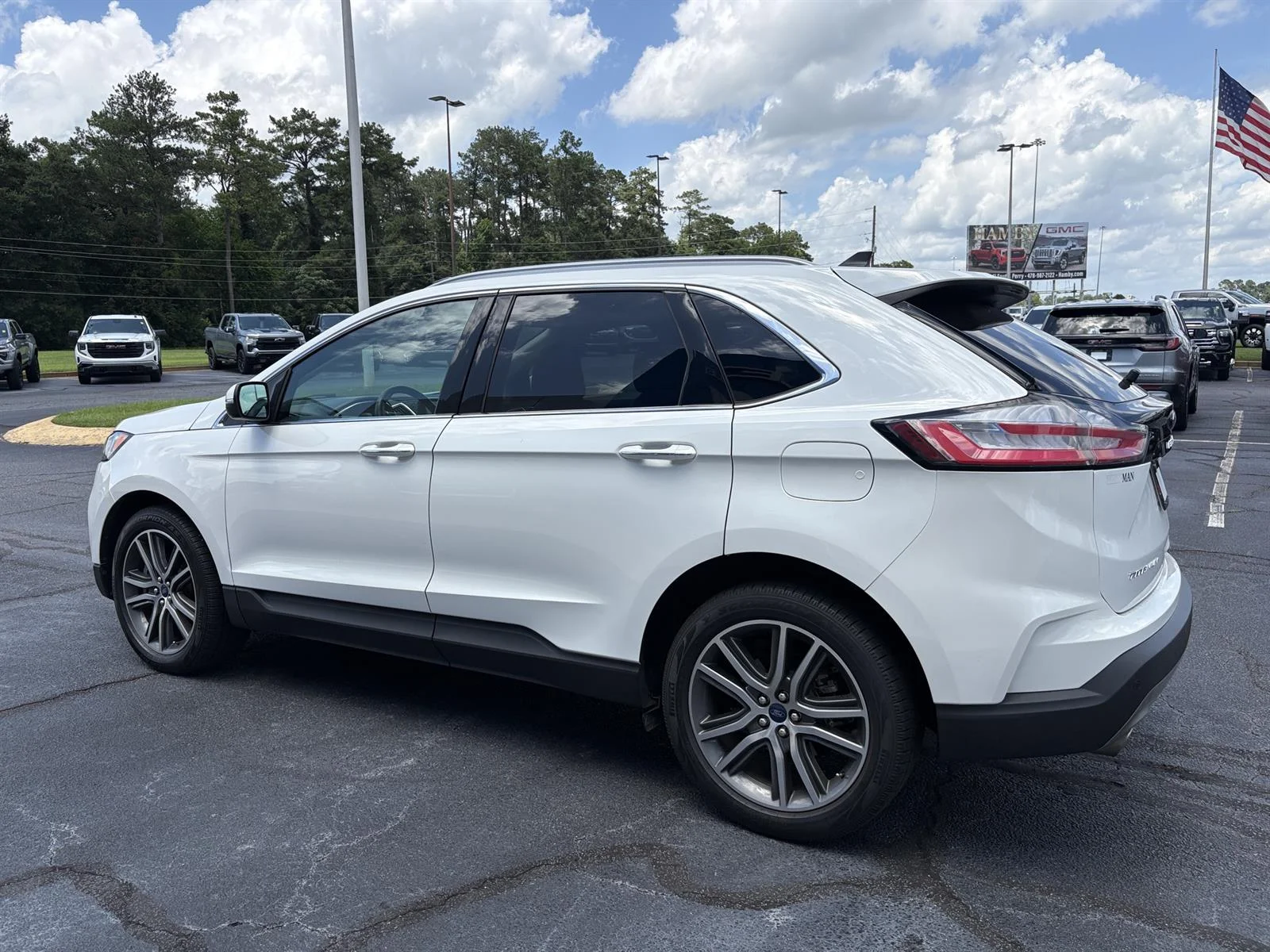 Used 2021 White Ford Titanium image 8