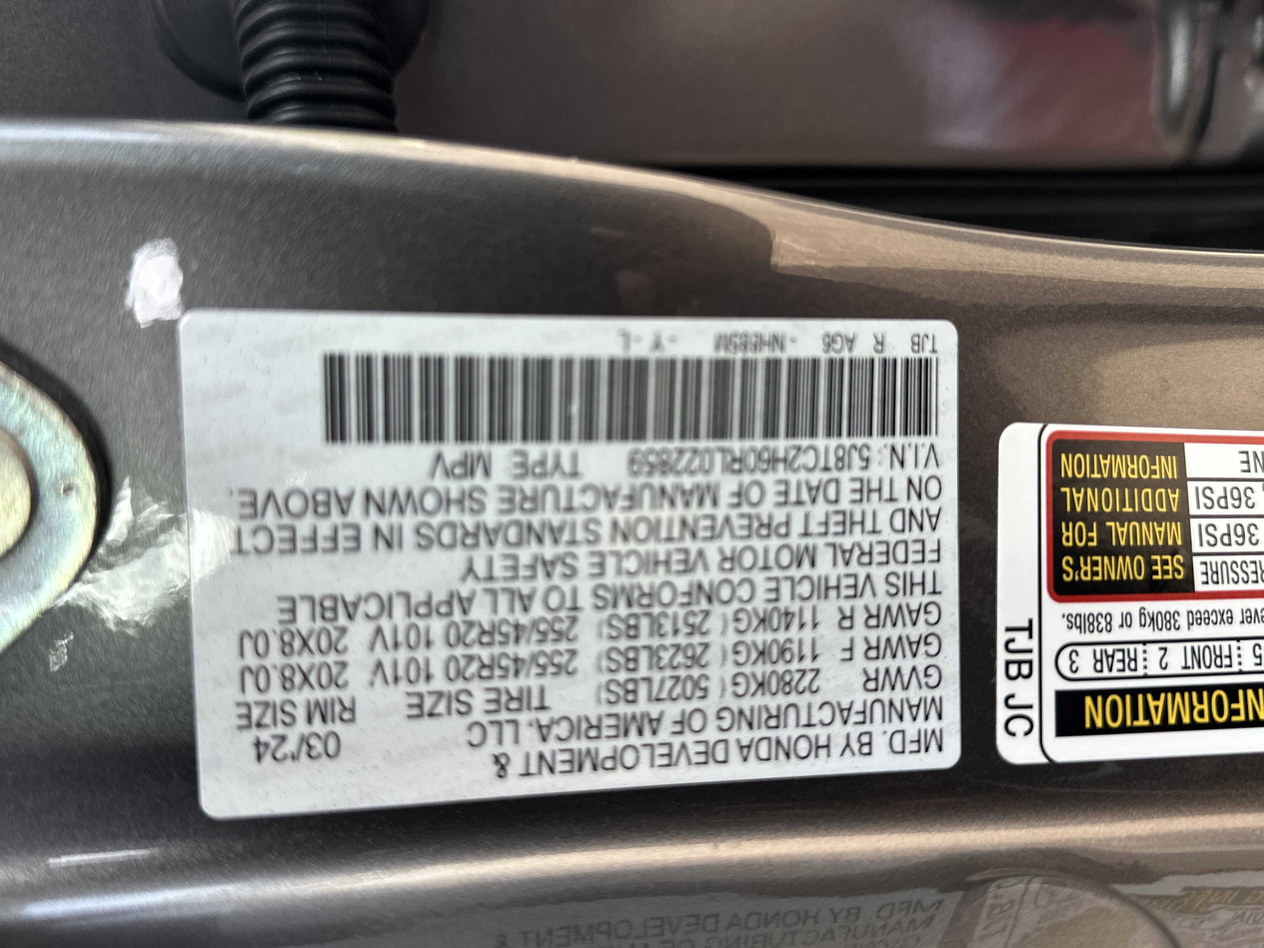 Used 2024 Liquid Carbon Metallic Acura w/A-Spec Package image 39