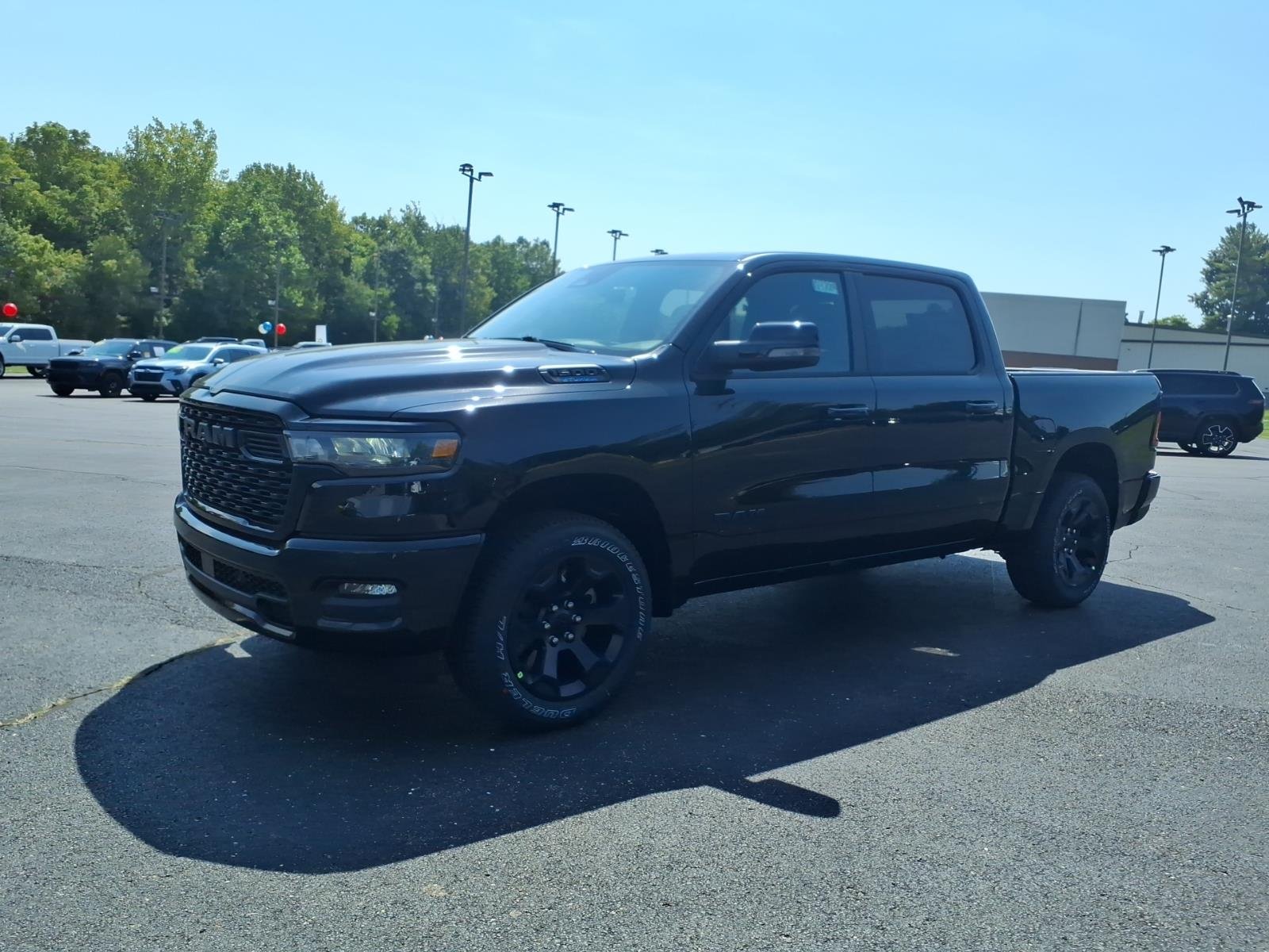 New 2027 Diamond Black Crystal Pearl-Coat Exterior Paint RAM Big Horn image 3