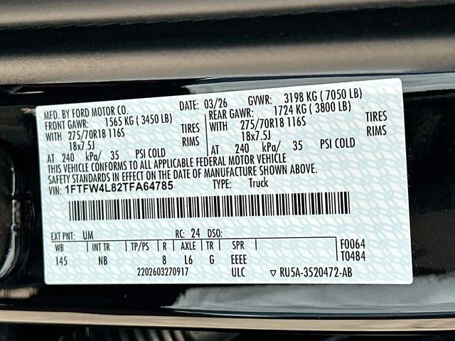 New 2026 Black Ford Tremor image 21