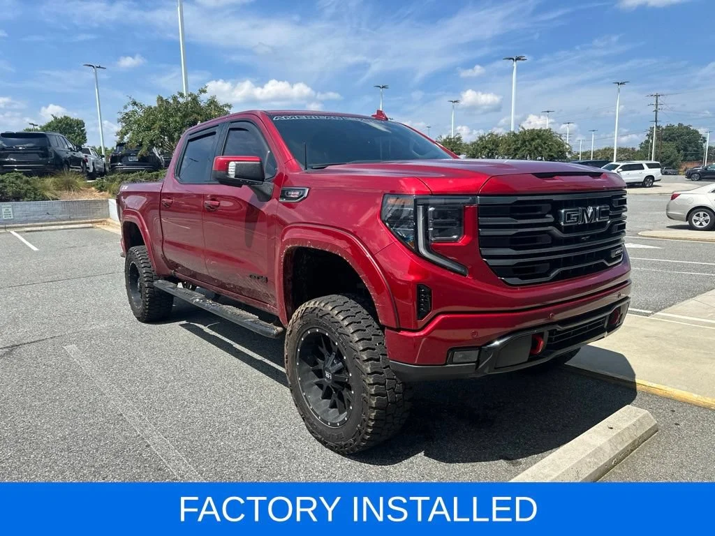Used 2025 Volcanic Red Tintcoat GMC AT4 image 3