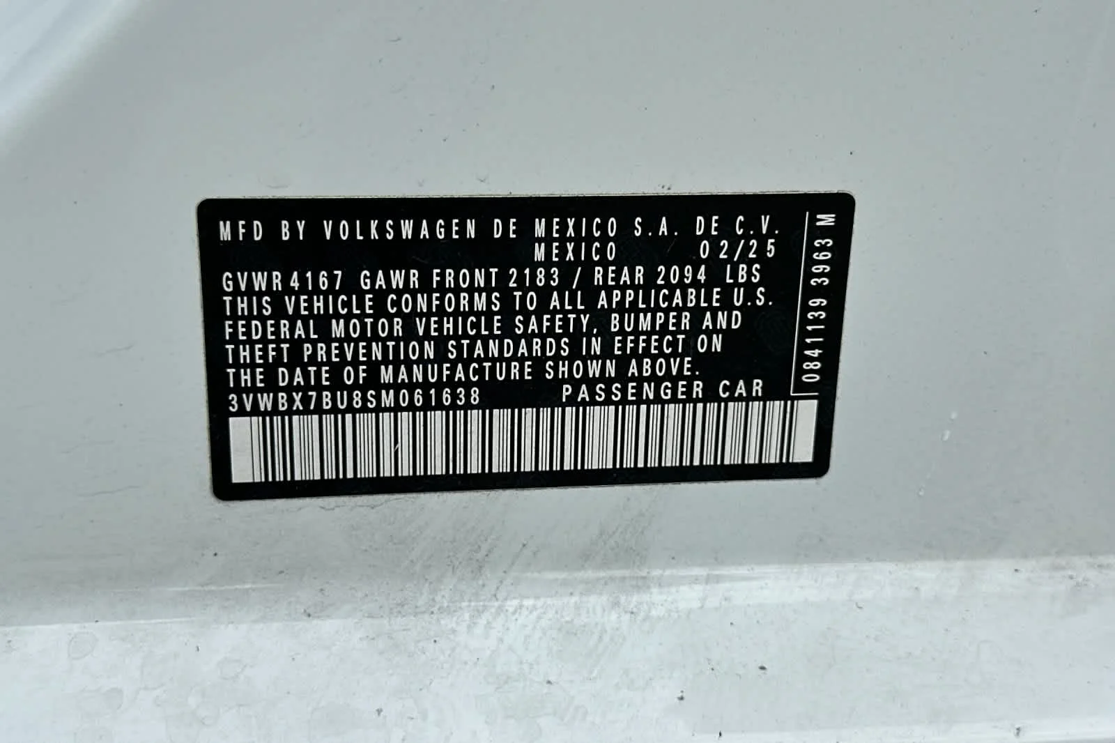 Certified Used 2025 Pure White Volkswagen Sport image 26