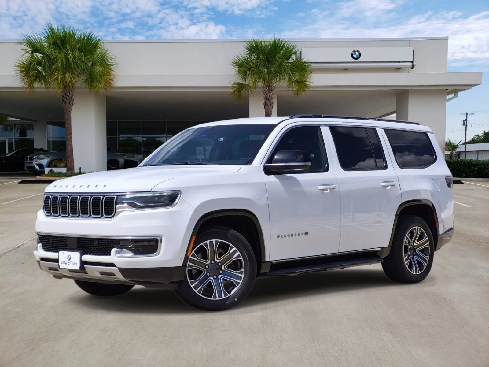 Used 2024 Bright White Clearcoat Jeep Series II image 1