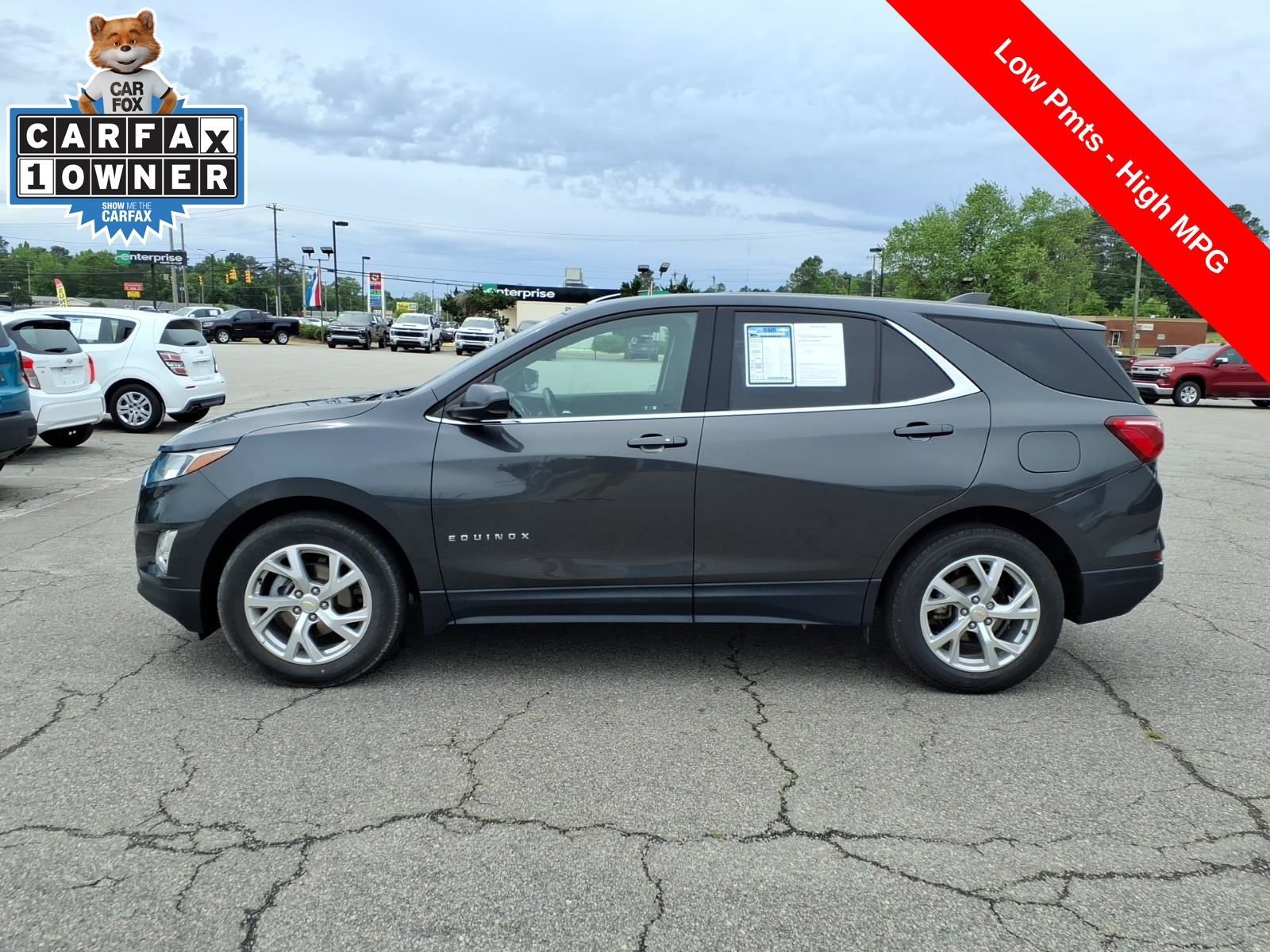 Used 2020 Chevrolet Equinox LT with VIN 2GNAXKEV8L6264098 for sale in Rocky Mount, NC