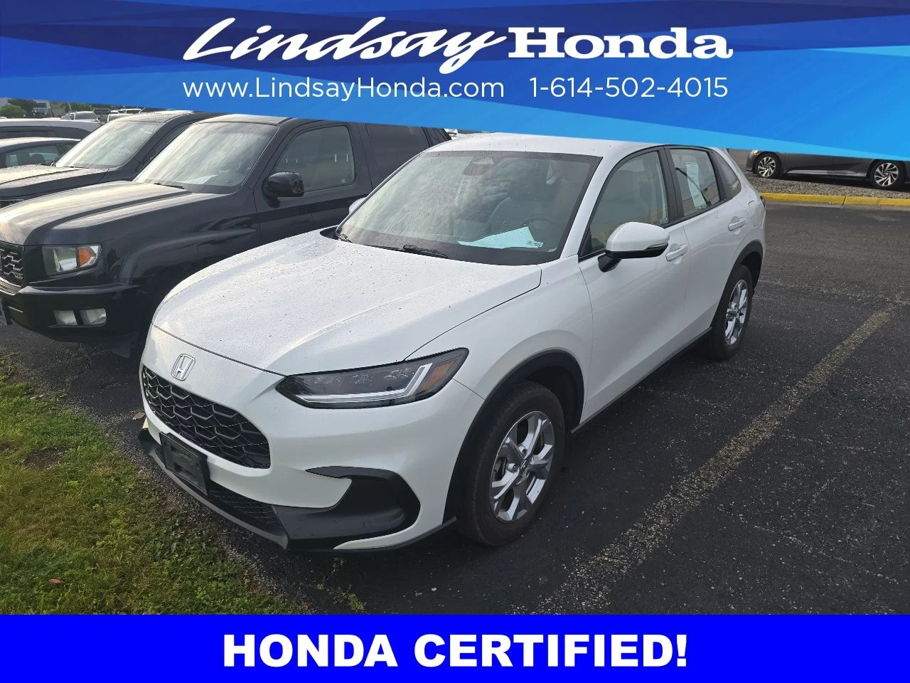 Certified Used 2023 Platinum White Pearl Honda LX image 2