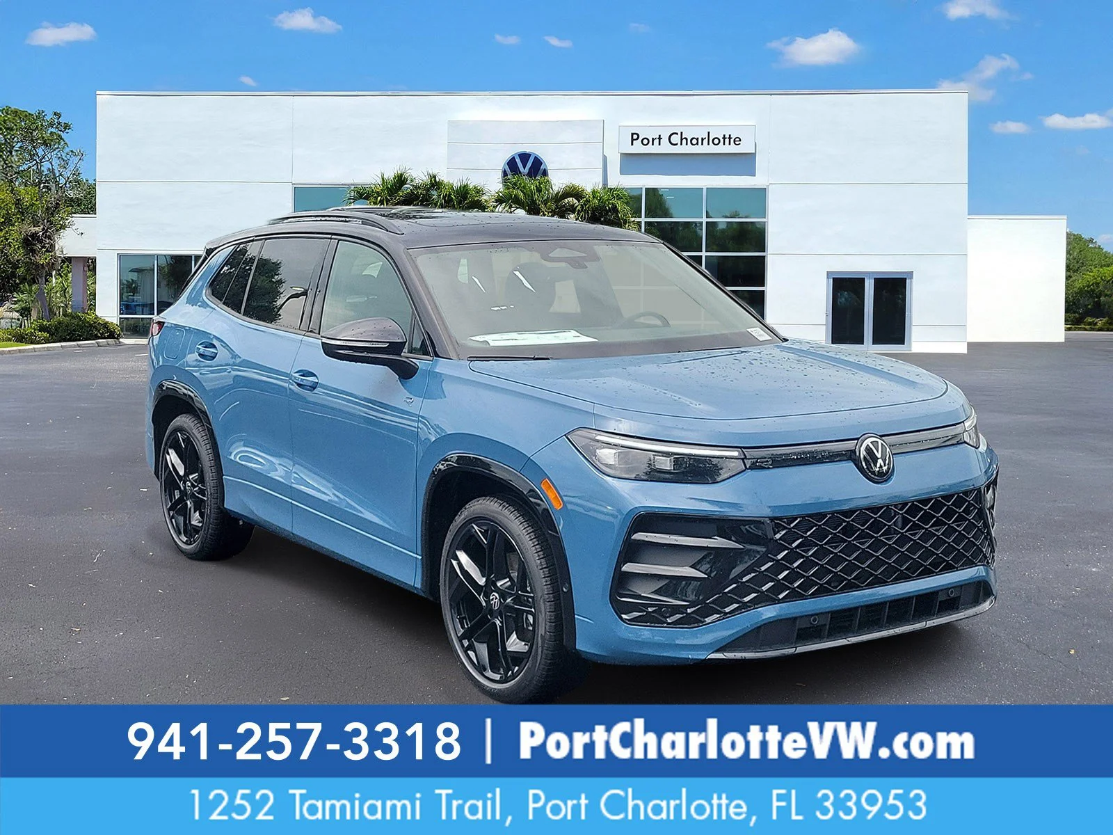 New 2026 Blue Volkswagen 2.0T SE R-Line Black image 1
