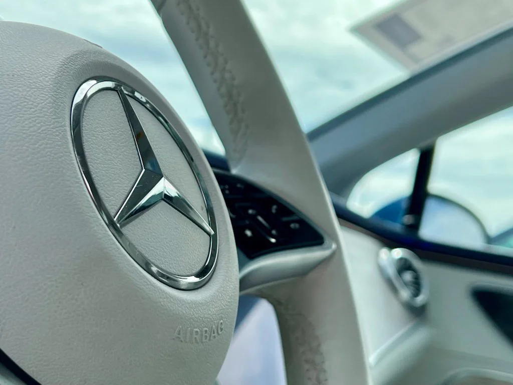 Certified Used 2023 Blue Mercedes-Benz 350 Sedan image 32