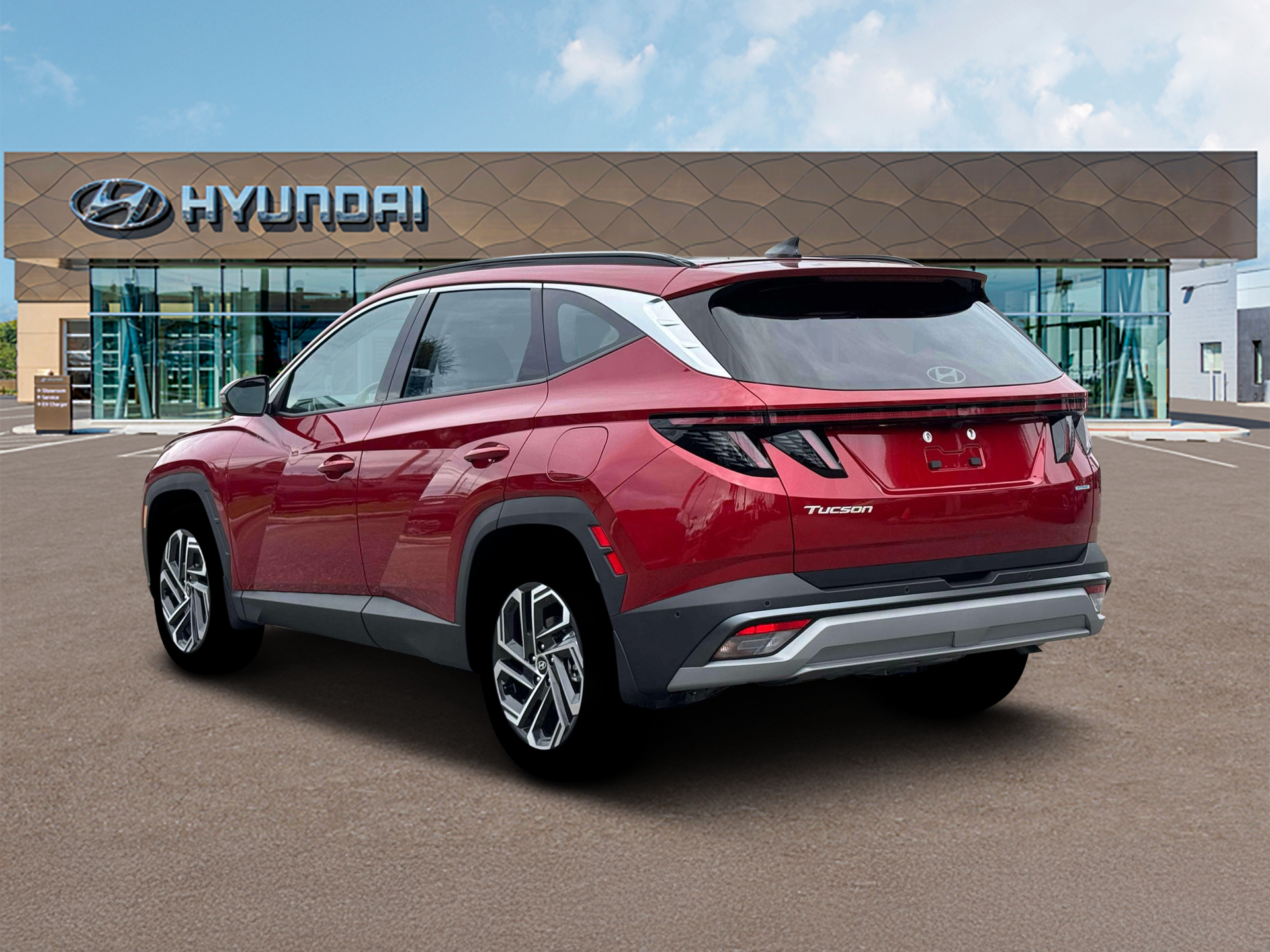 New 2026 Red Hyundai Limited AWD image 5