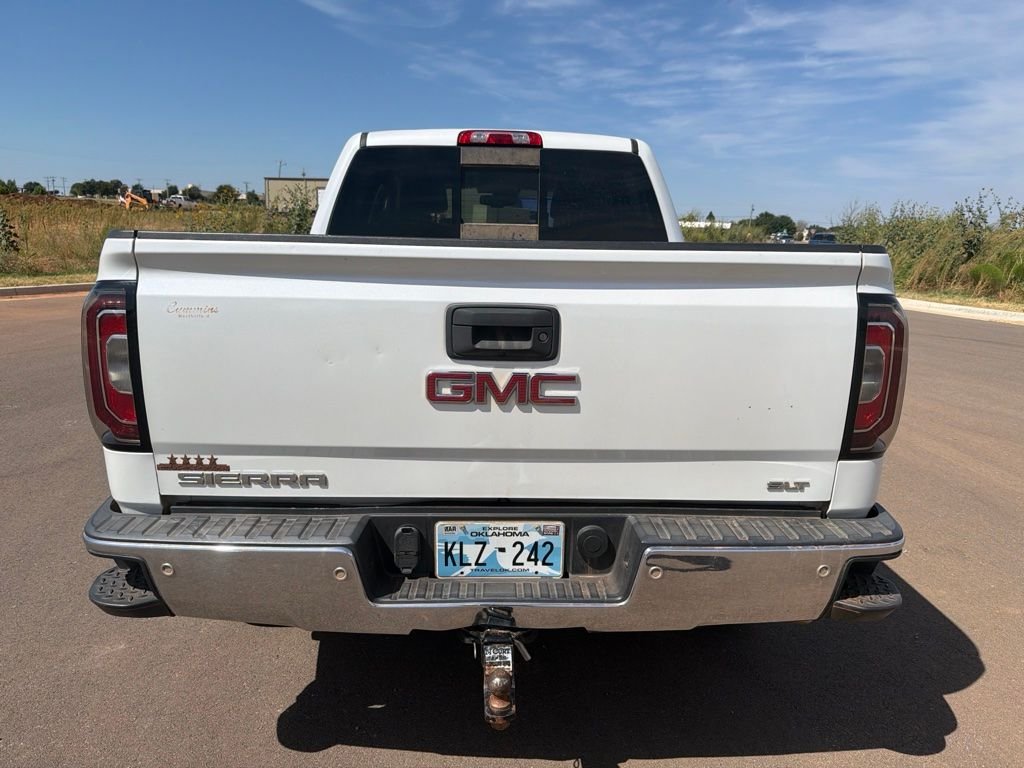 Used 2018 White Frost Tricoat GMC SLT image 6