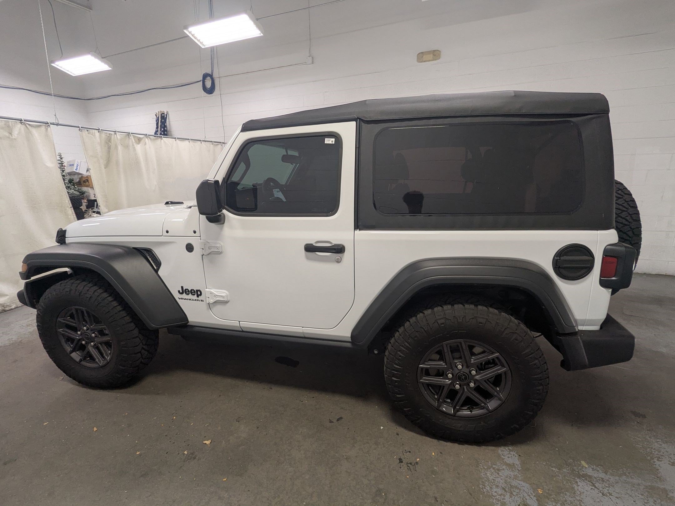 Used 2026 Bright White Clearcoat Jeep Sport image 8