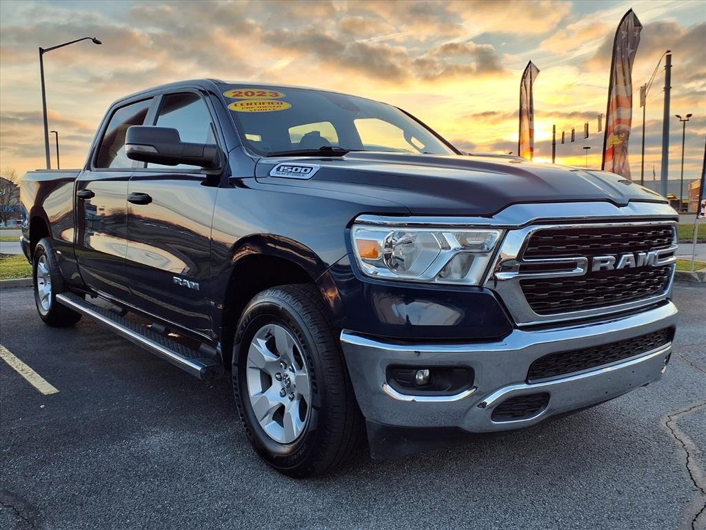 Certified Used 2023 Patriot Blue Pearl Coat RAM Big Horn image 3