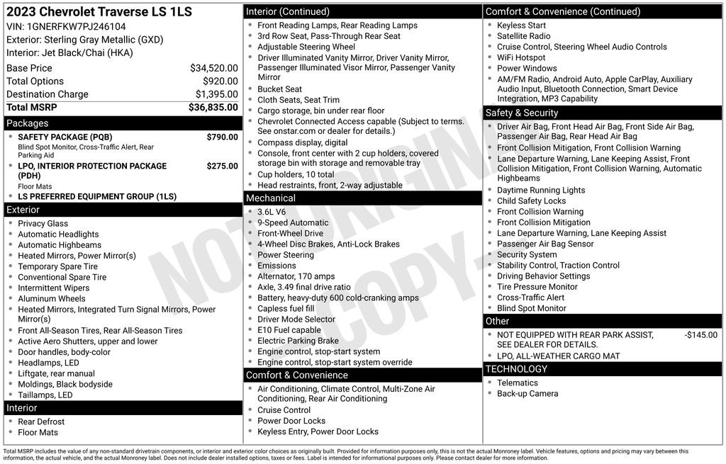 Used 2023 Gray Chevrolet LS image 23