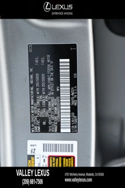 Certified Used 2025 Silver Lexus 350 Luxury image 24