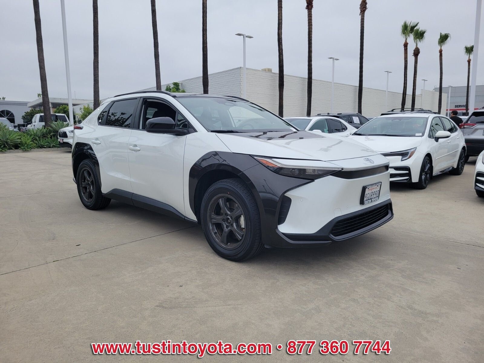 Used 2023 Toyota bZ4X XLE with VIN JTMAAAAA5PA013054 for sale in Tustin, CA