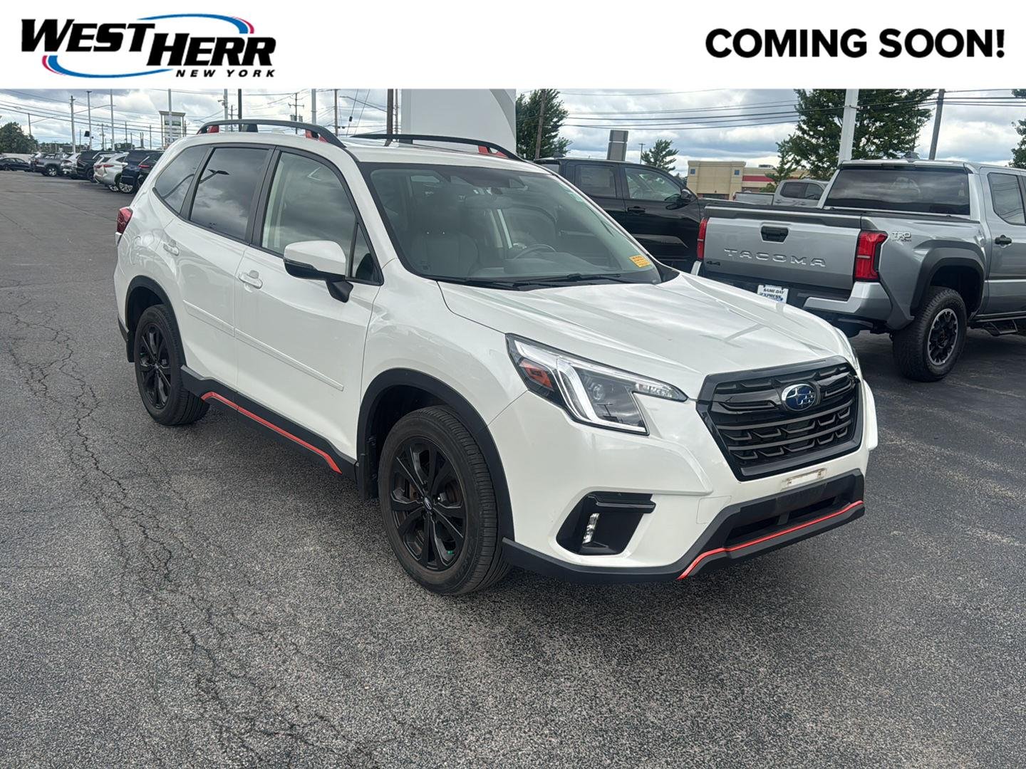 Used 2023 Crystal White Pearl Subaru Sport image 1
