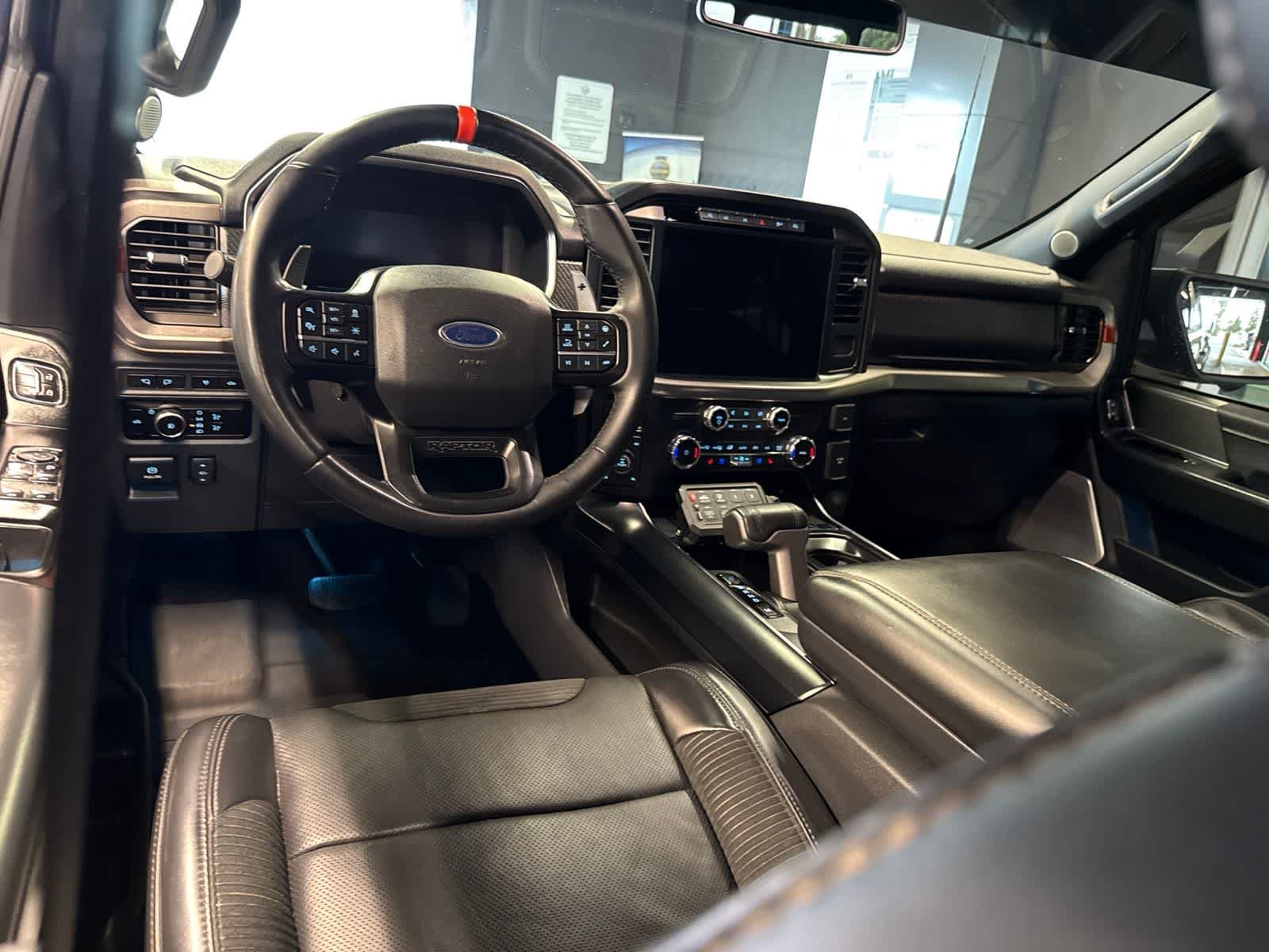 Used 2023 Azure Gray Metallic Tri-Coat Ford Raptor image 24