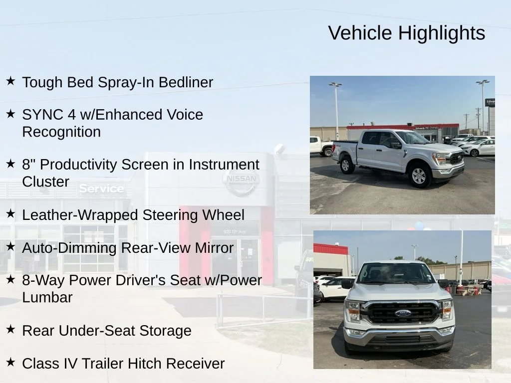 Used 2022 White Ford XLT image 9