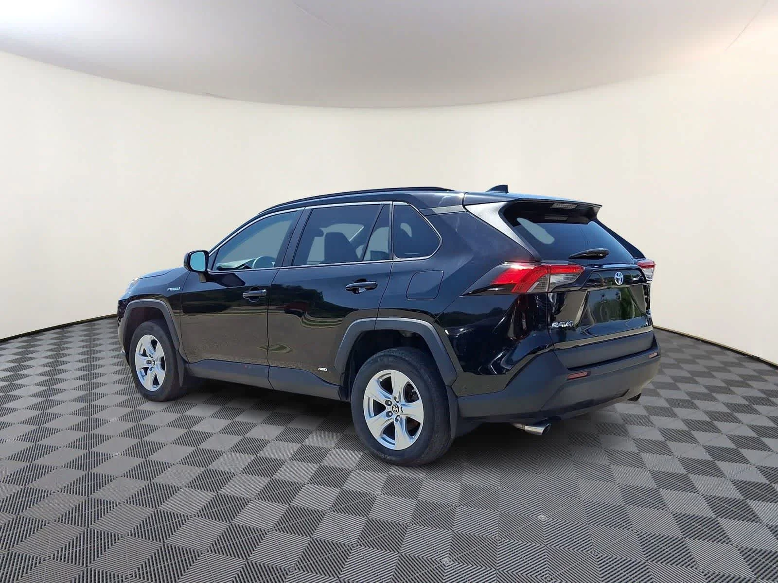 Certified Used 2021 Midnight Black Metallic Toyota Hybrid LE image 9