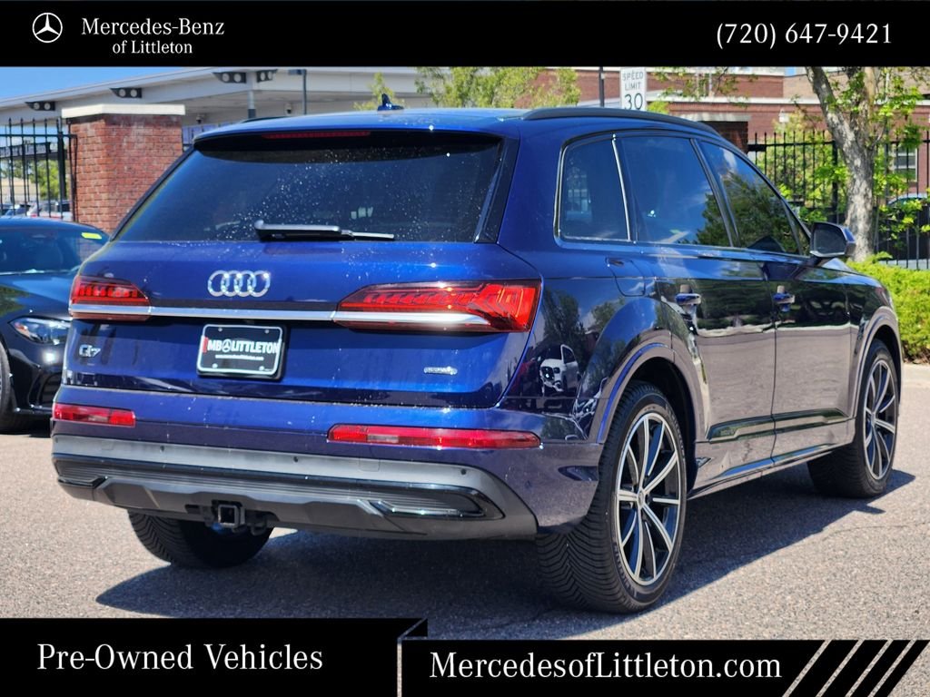 Used 2021 Blue Audi 55 Premium Plus image 7