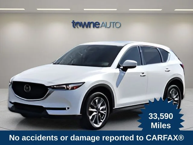 Certified Used 2021 White Mazda Grand Touring image 1