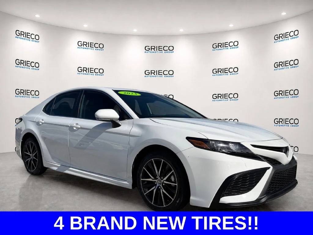 Used 2023 White Toyota SE image 1