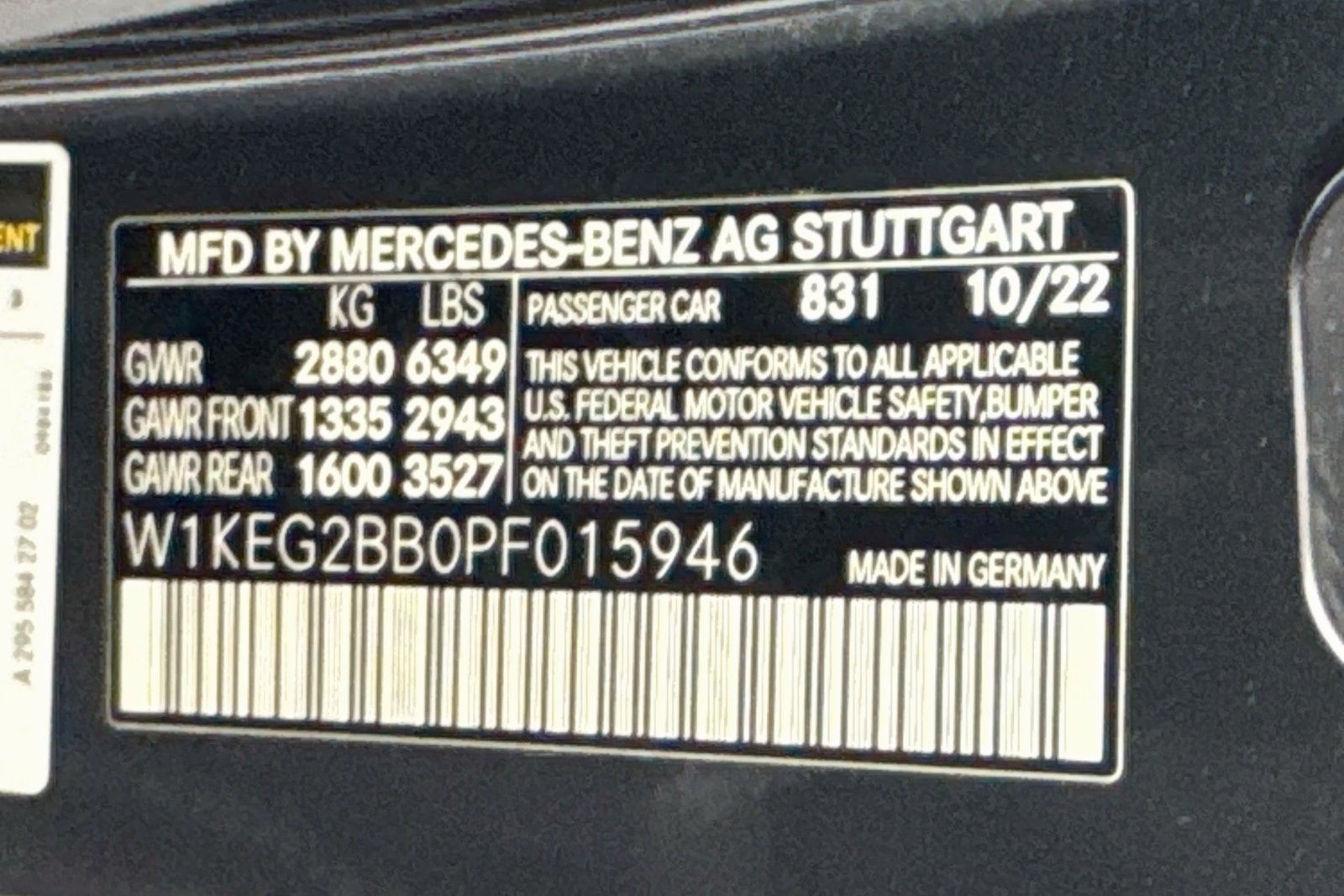 Certified Used 2023 Graphite Grey Metallic Mercedes-Benz EQE 350+ image 30