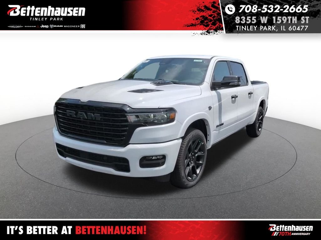 New 2026 Bright White Clear-Coat Exterior Paint RAM Laramie image 1