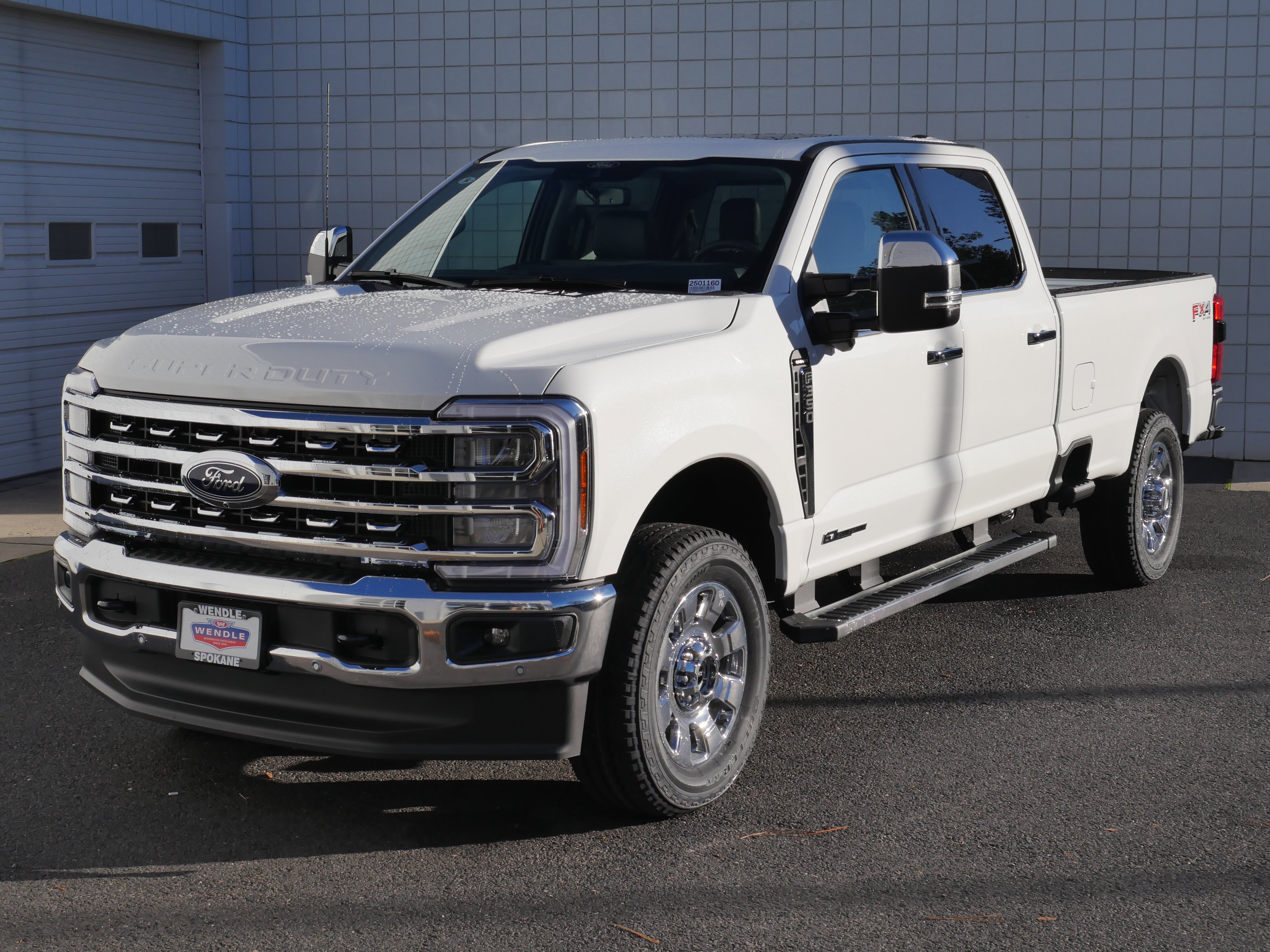 New 2026 Star White Metallic Tri-Coat Ford F-350® Lariat® image 2