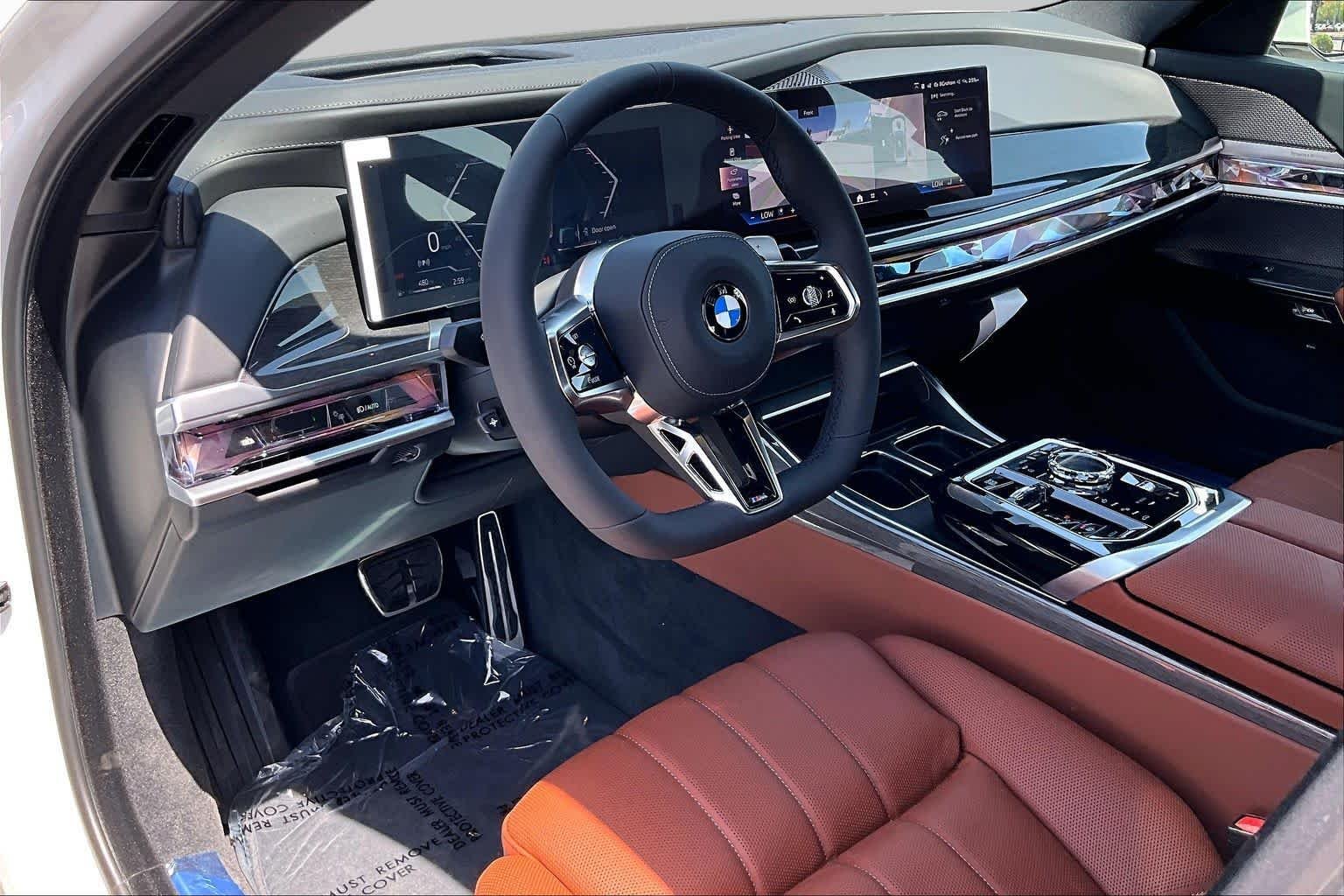 New 2026 Mineral White Metallic BMW 740i xDrive image 8