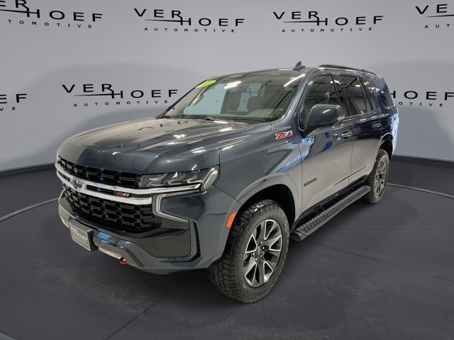Used 2022 Evergreen Gray Metallic Chevrolet Z71 image 1
