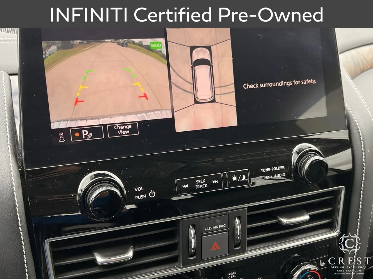 Certified Used 2023 Anthracite Gray INFINITI PREMIUM SELECT image 17
