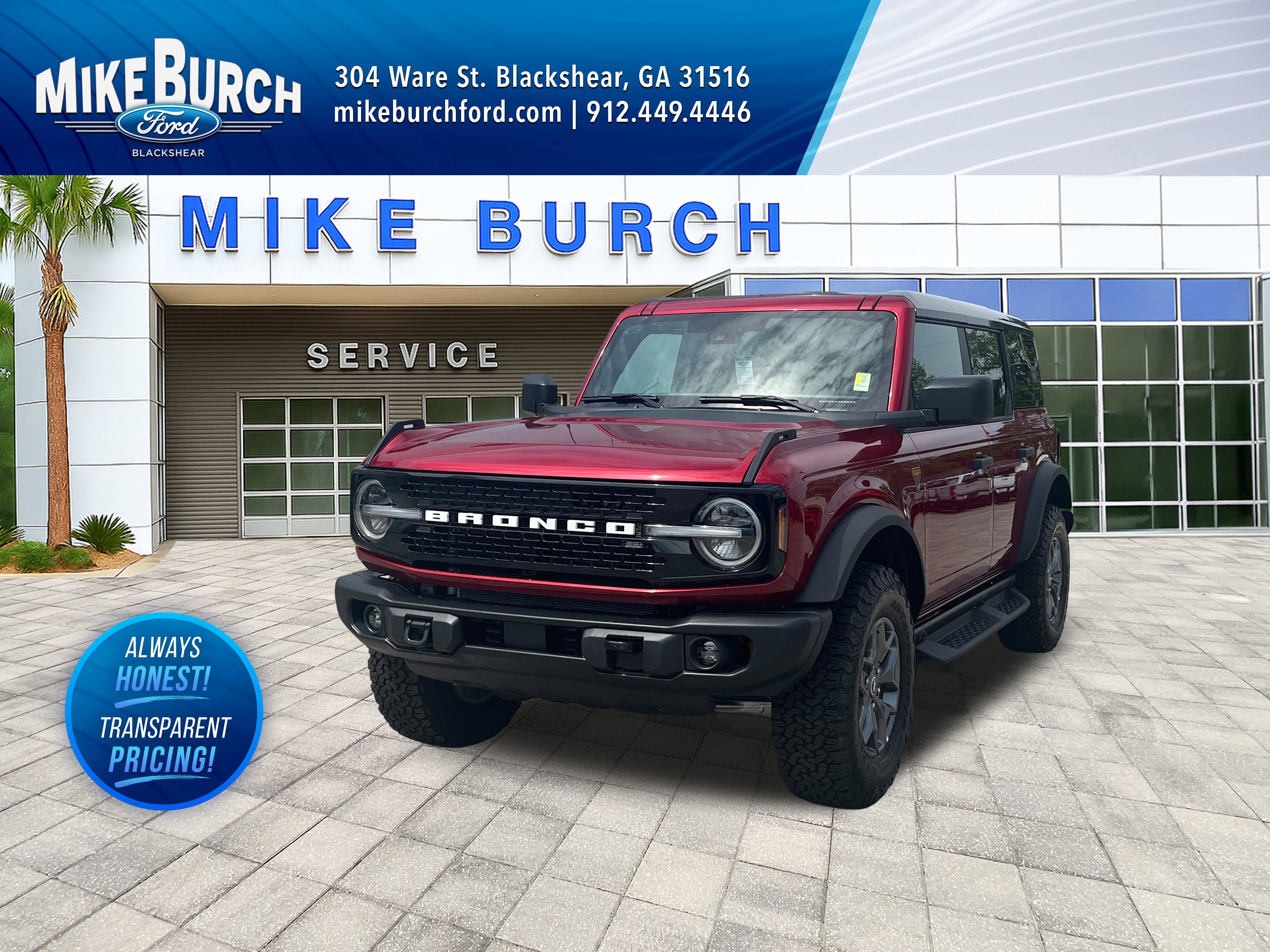 New 2025 Ruby Red Metallic Tinted Clearcoat Ford Badlands® image 1