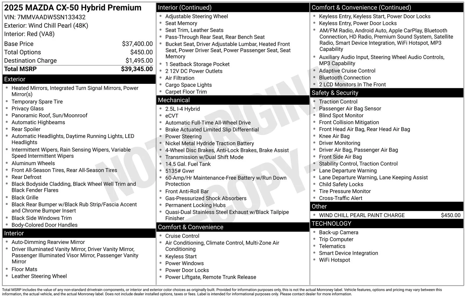 Certified Used 2025 Wind Chill Pearl Mazda Premium image 27