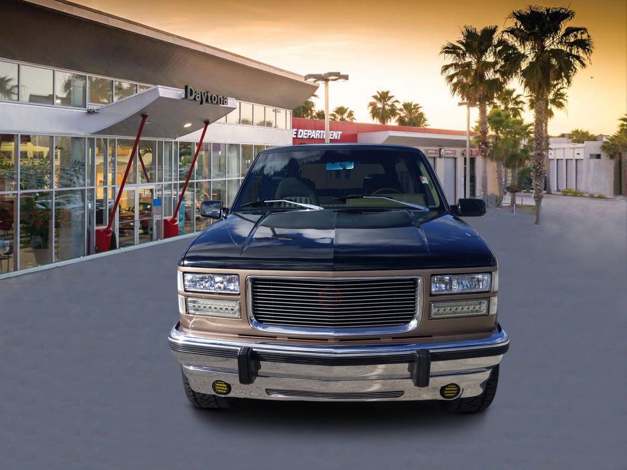Used 1994 ONYX BLACK/LIGHT AUTUMNWOOD GMC 2DR 1500 4WD image 8