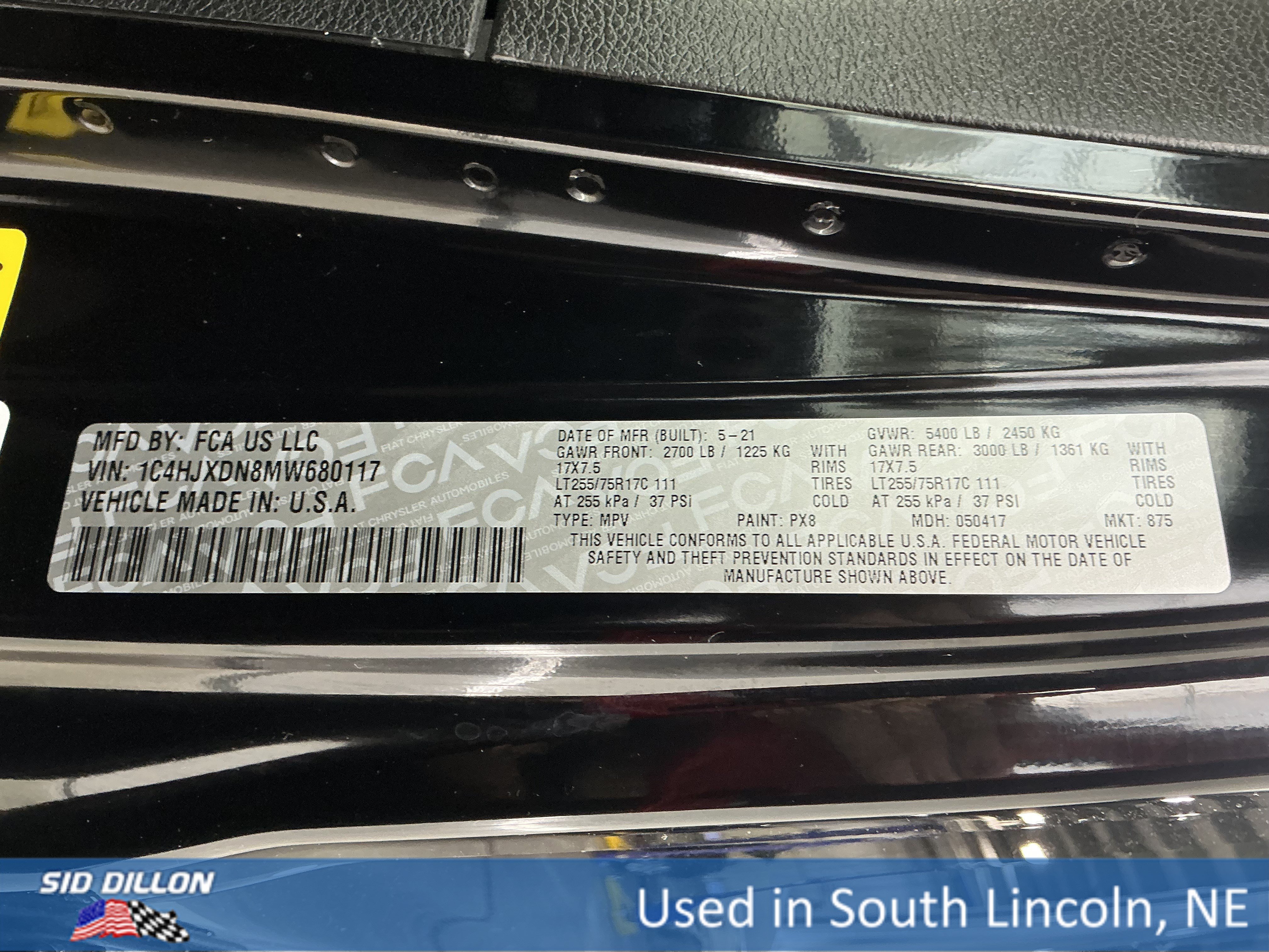 Used 2021 Black Clearcoat Jeep  image 14