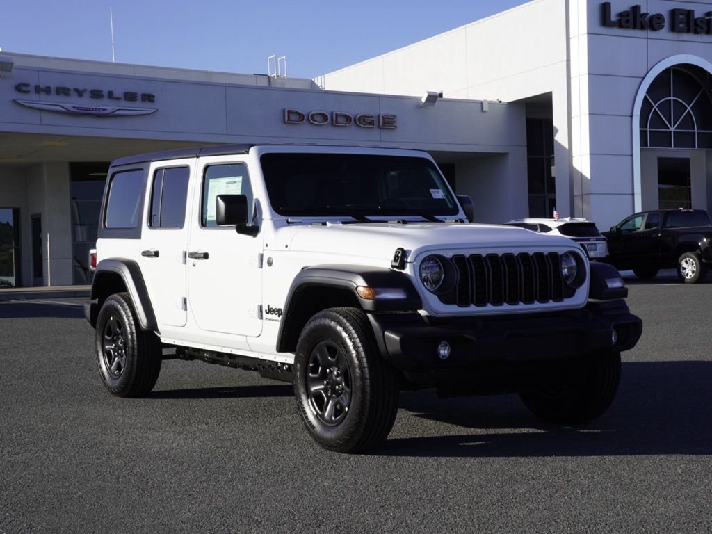 New 2026 Bright White Clear-Coat Exterior Paint Jeep Sport image 1