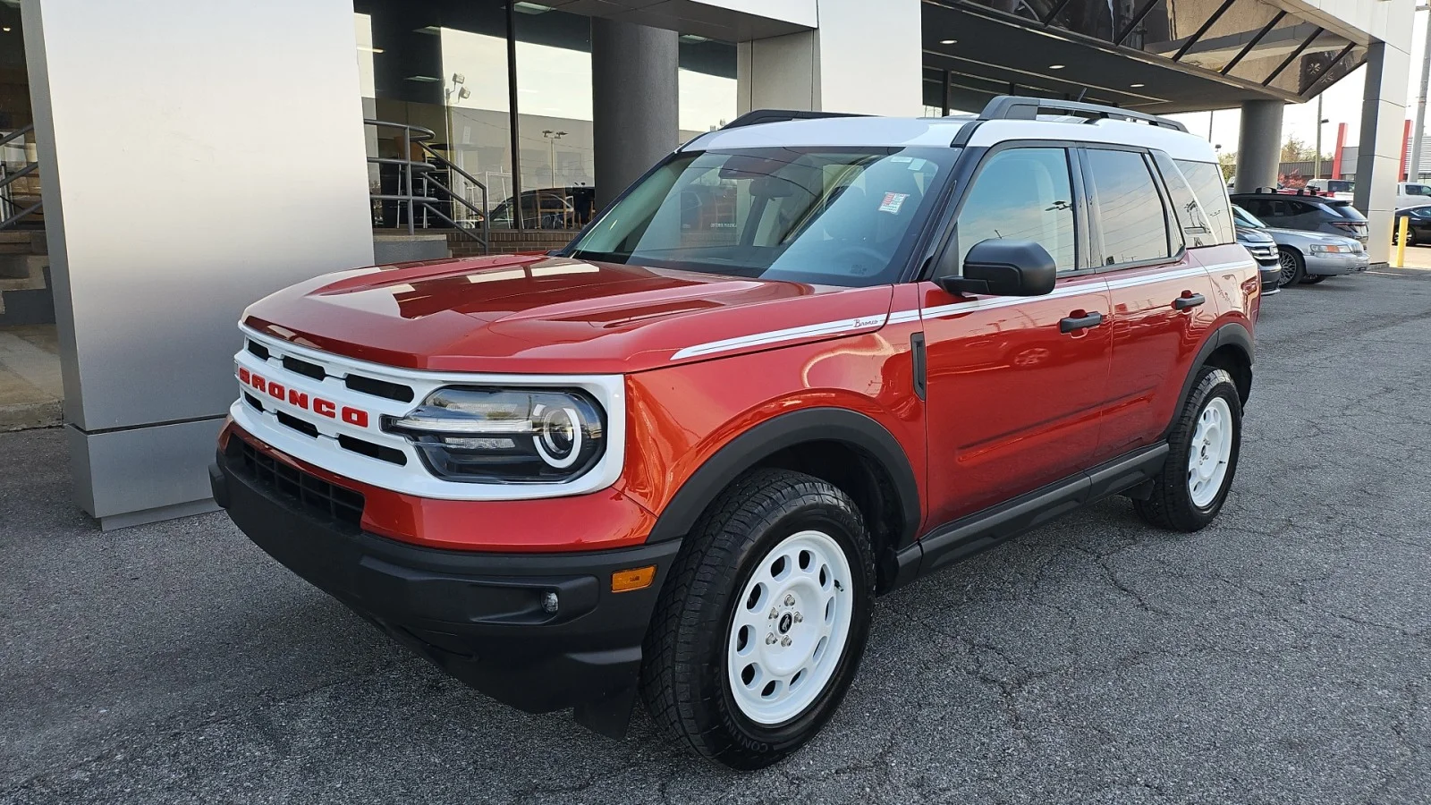 Used 2024 Red Ford 2024 FORD BRONCO SPORT HERITAGE 4DR SUV 105.1 WB image 8