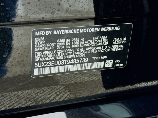 New 2026 Black Sapphire Metallic BMW xDrive40i image 33