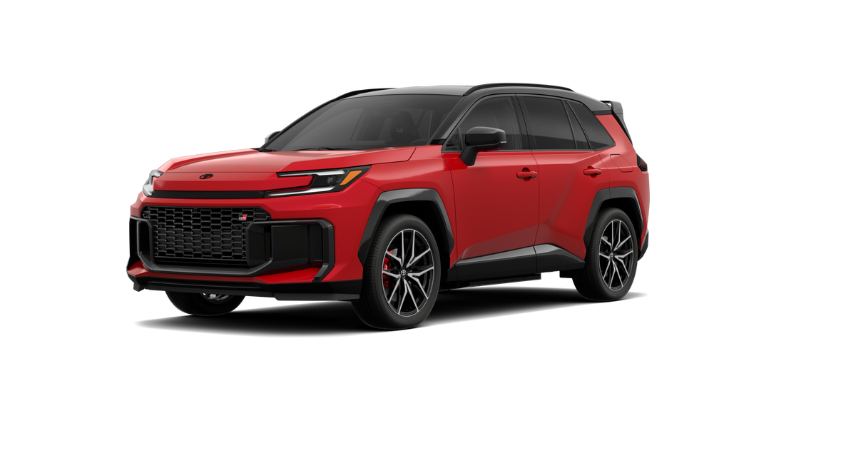 New 2026 Supersonic Red with Midnight Black Metallic roof Toyota GR SPORT image 23