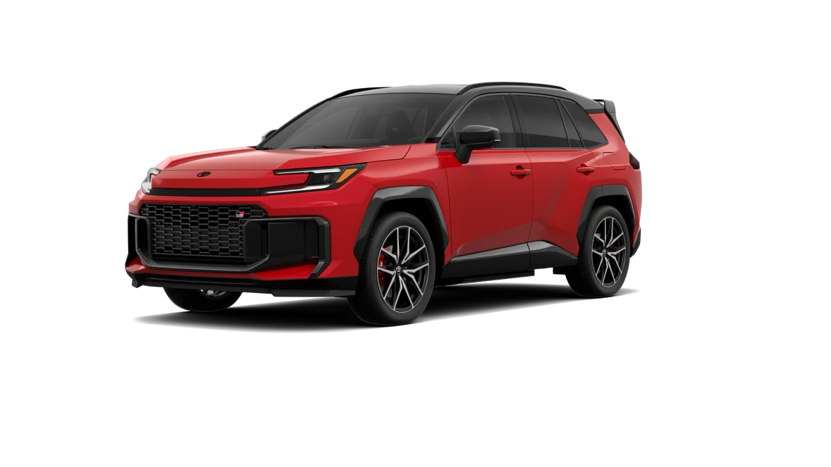 New 2026 Supersonic Red with Midnight Black Metallic roof Toyota GR SPORT image 23