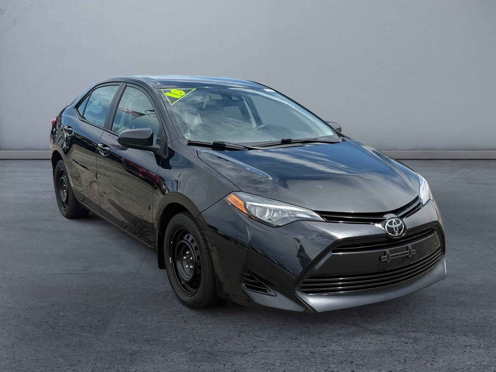 Used 2018 Black Sand Pearl TOYOTA LE CVT image 7